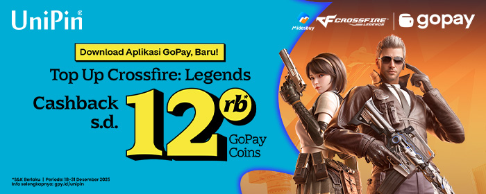Crossfire: Legends Resmi Rilis di Mobile! Top Up di UniPin Pakai GoPay, Cashback 90% GoPay Coins!